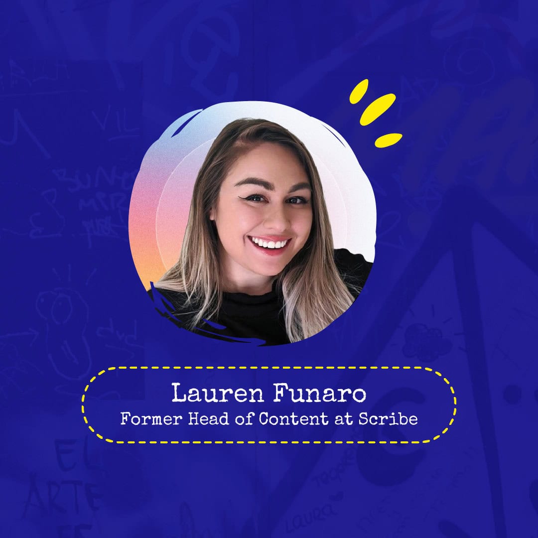 Lauren Funaro head of content Scribe