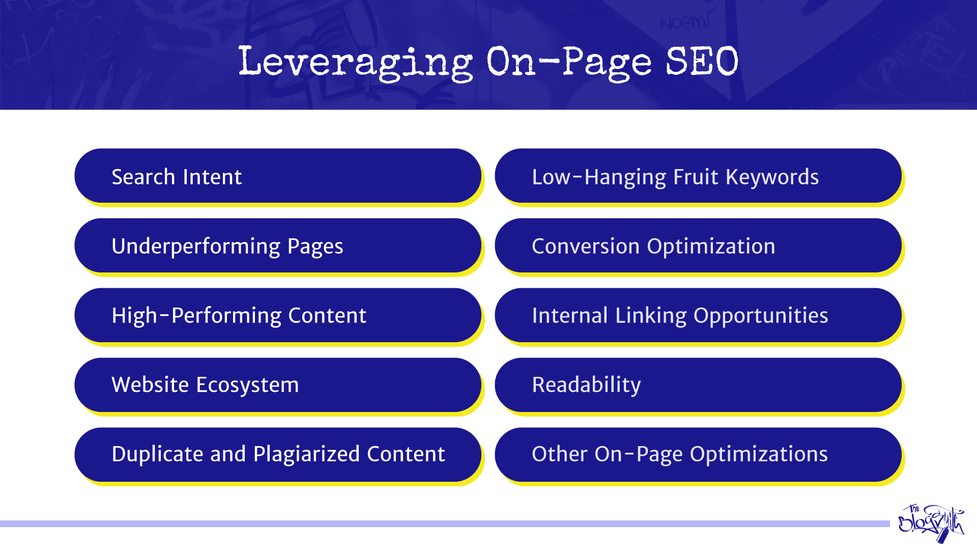 How to leverage on-page SEO.